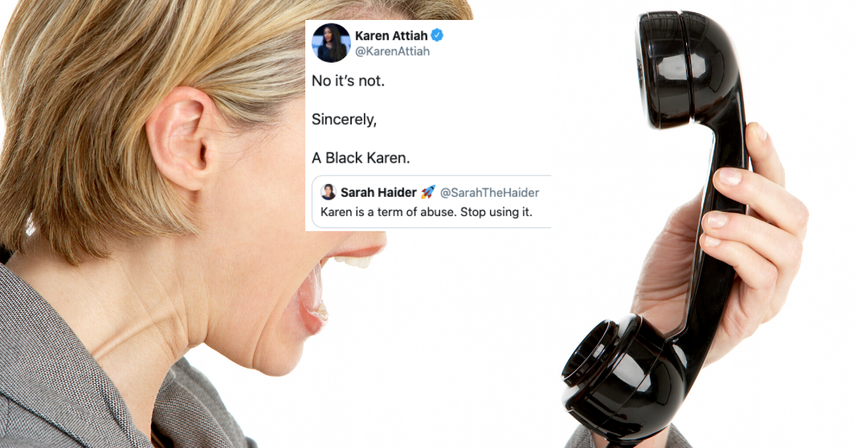 Black Woman Named Karen Expertly Explains Why Saying 'Karen' Isn't A Sexist Or Racist Slur