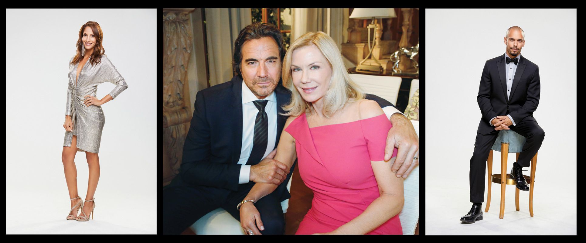 Christel Khalil, Thorsten Kaye, Katherine Kelly Lang, and Bryton James.