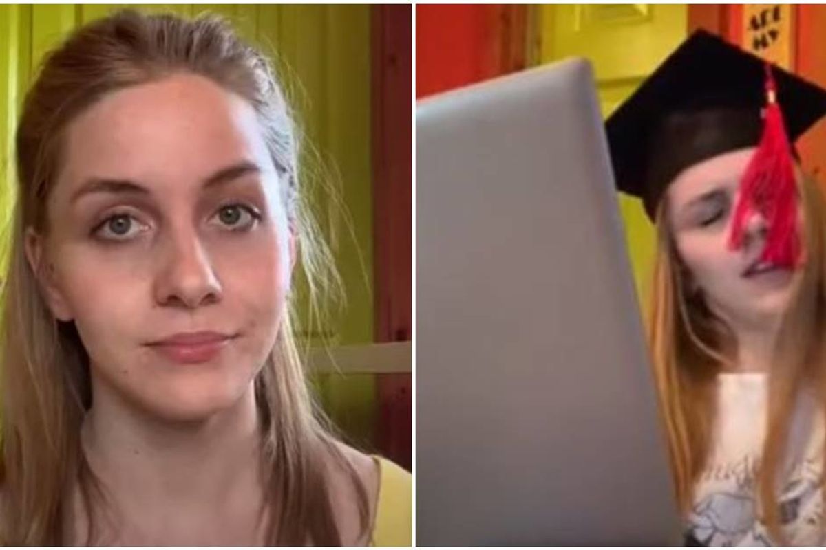 Graduate's funny and touching virtual commencement speech won first prize in global competition