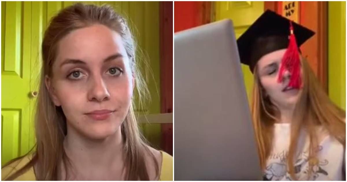 Graduate's funny and touching virtual commencement speech won first prize in global competition