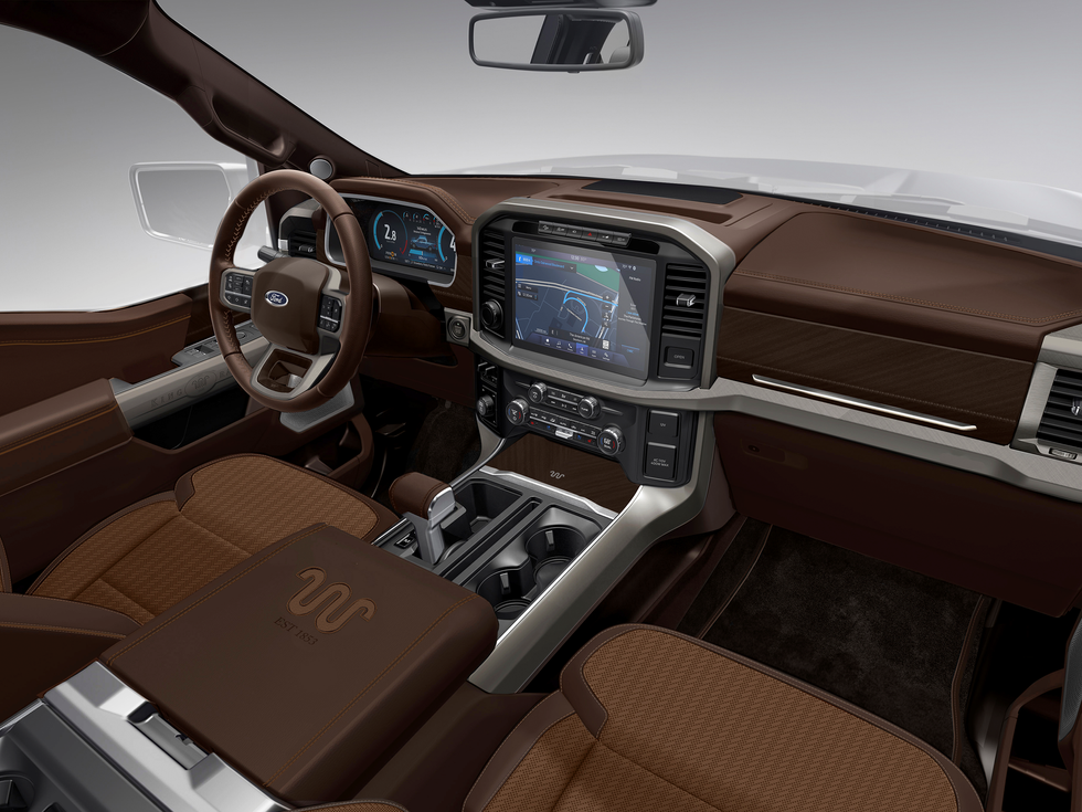2021 Ford F-150 interior features