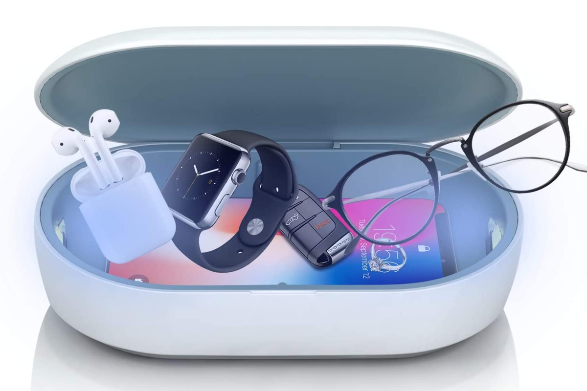 A UV sterilizing box from Lambor Studios