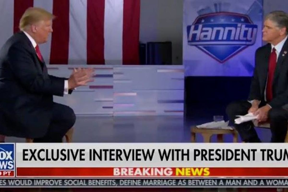 What are Trump's plans for a second term? He couldn't even explain them to Sean Hannity.