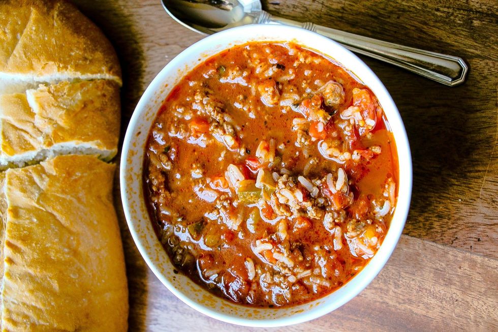 My Mom's Stuffed Pepper Soup Just Replaced My Love For Regular Stuffed Peppers