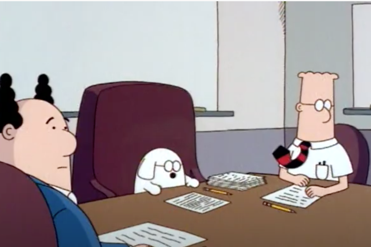 Weird Dilbert Guy Claims 'Dilbert' TV Show Got Canceled Because He's White