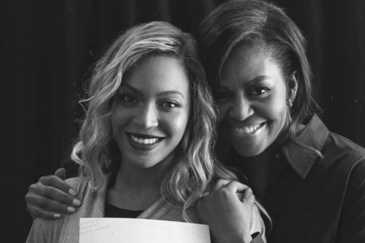 Beyonce and Michelle Obama