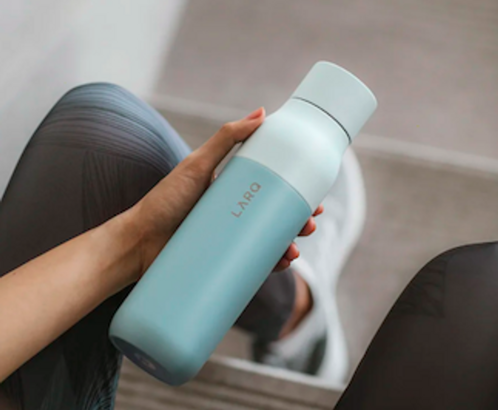 a photo of a LARQ connected water bottle