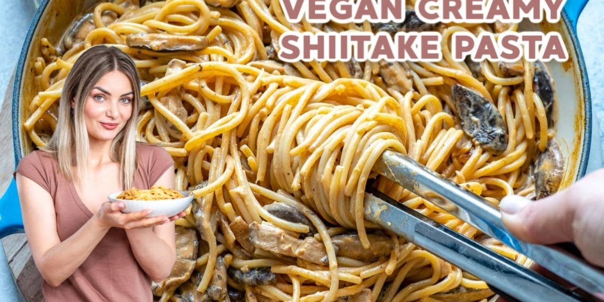 Vegan Creamy Mushroom Pasta Recipe