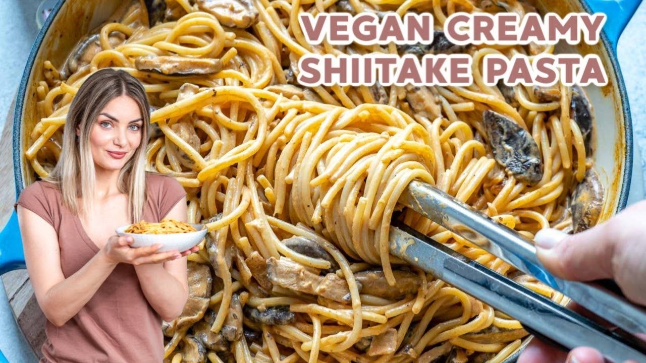 Vegan Creamy Mushroom Pasta Recipe