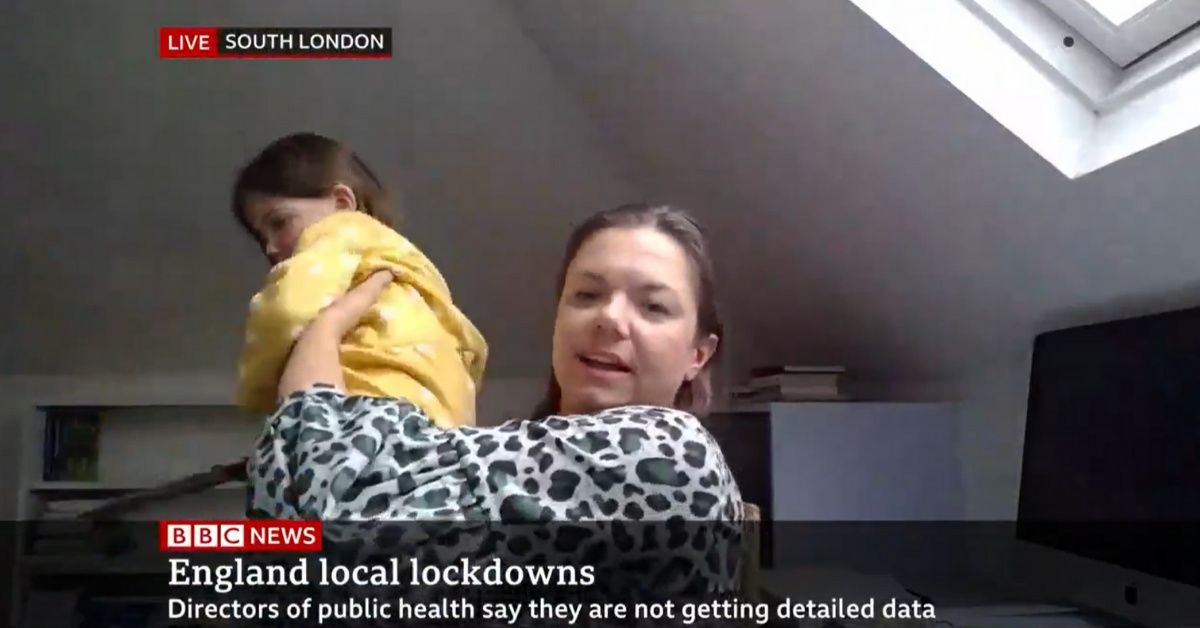 Pandemic Expert's Daughter Hilariously Steals The Spotlight During Her Mom's Live Interview