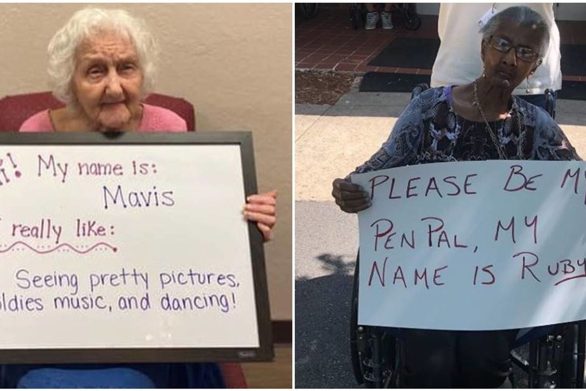 A senior center put out a call for pen pals and the response has been overwhelming
