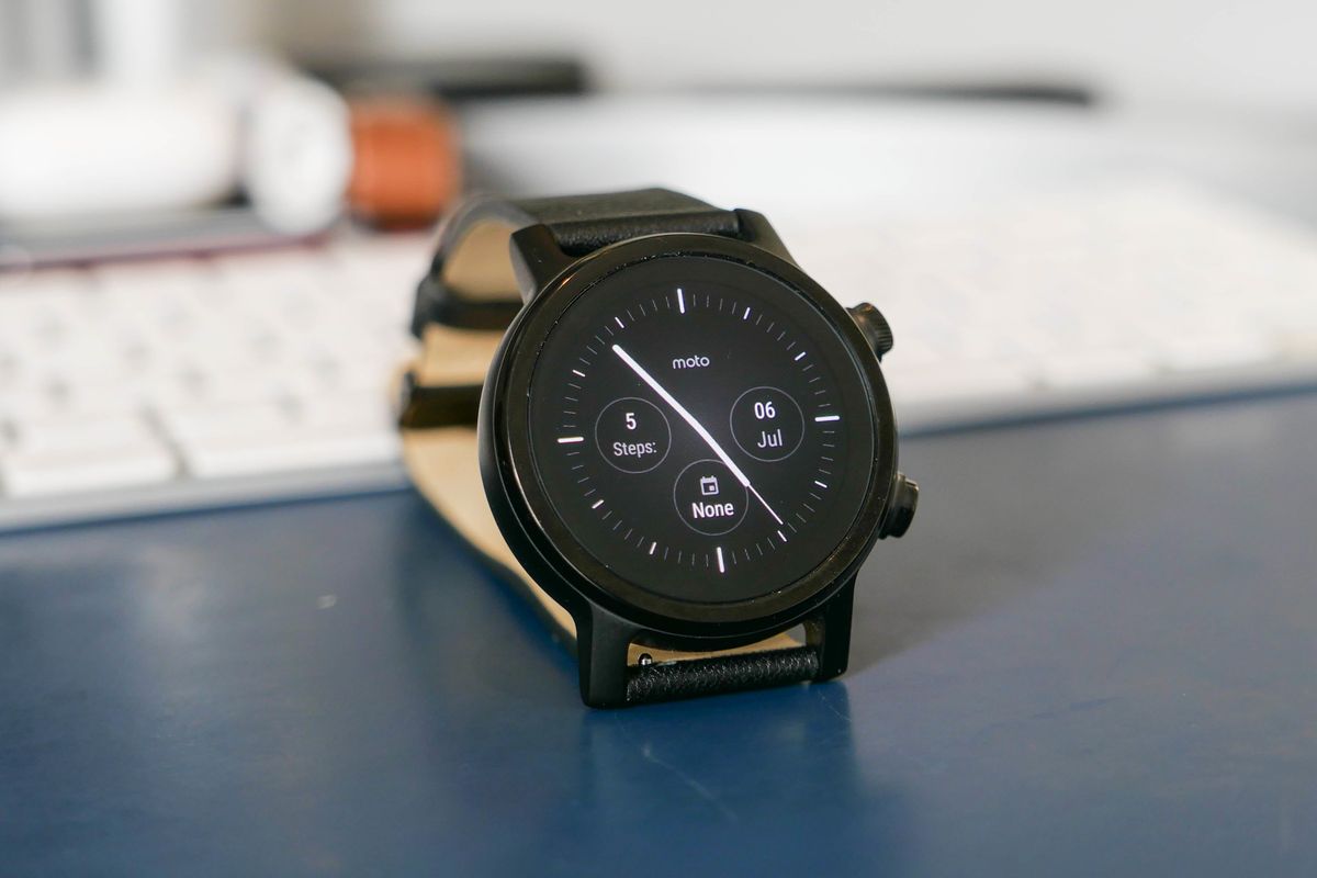 Third-generation Moto 360 smartwatch