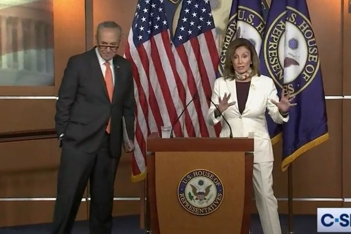Chuck 'N' Nancy To VP Pence: Kick Him Out Or We'll Impeach The Motherf*cker Already