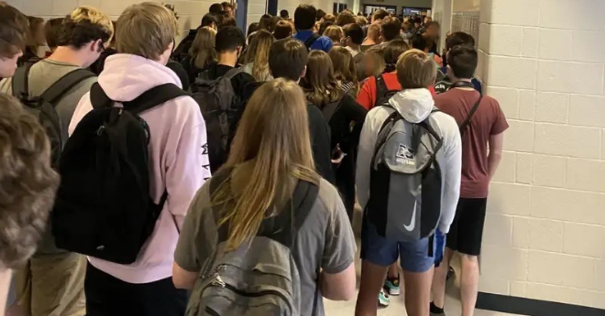 Two Georgia High School Students Suspended For Posting Viral Photos Of Crowded School Hallways