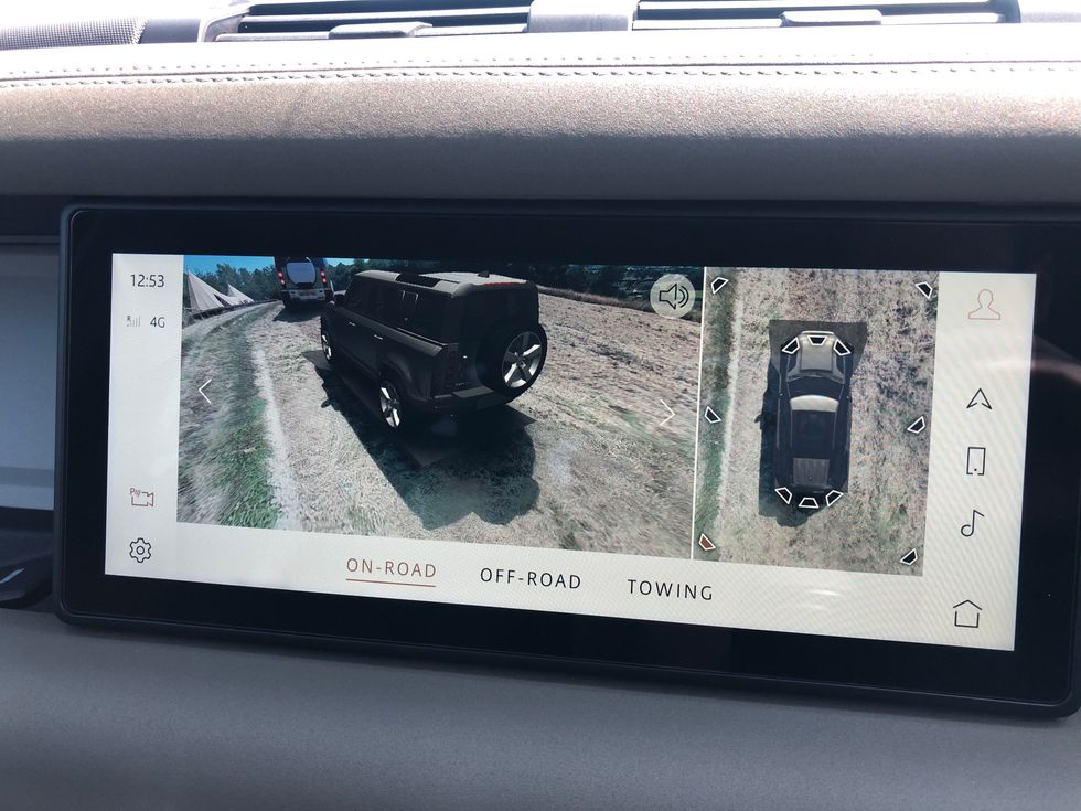 Land Rover Defender exterior camera view