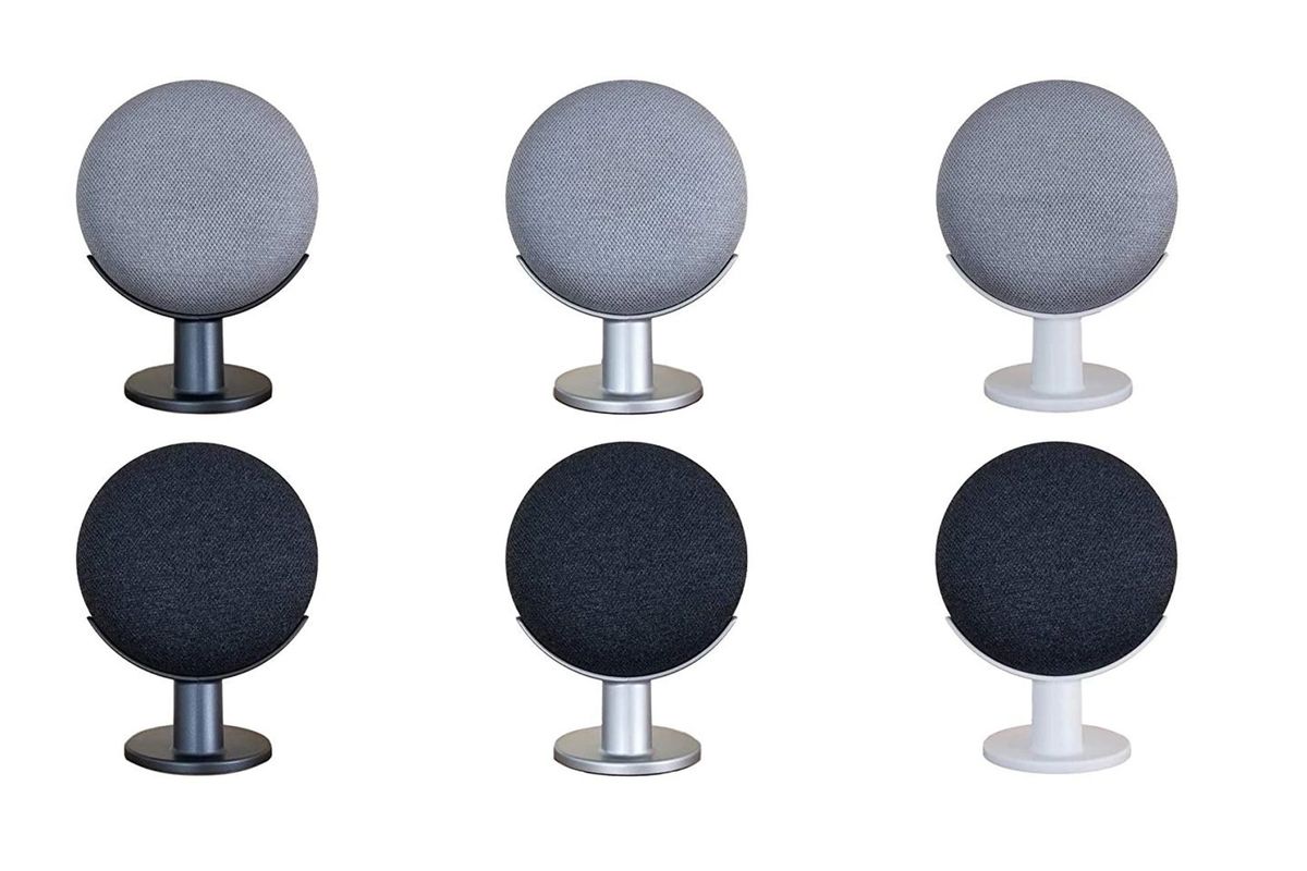 The Mount Genie stand for Nest Mini smart speaker