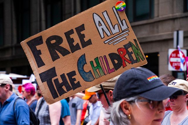 ICE, kids, migrant