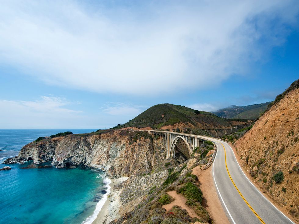 Highway 1 near Big Sur