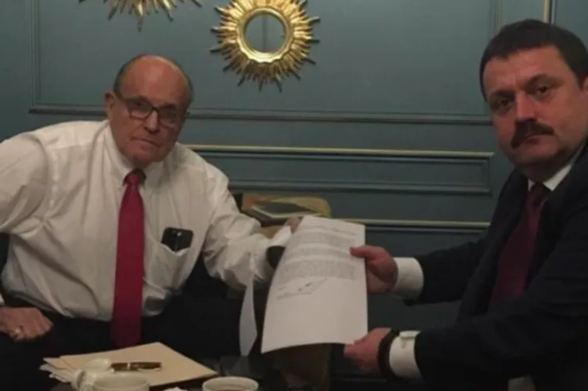 Turns Out Rudy's Been Colluding With Russian Spies All Along. Whaaaaaaat???