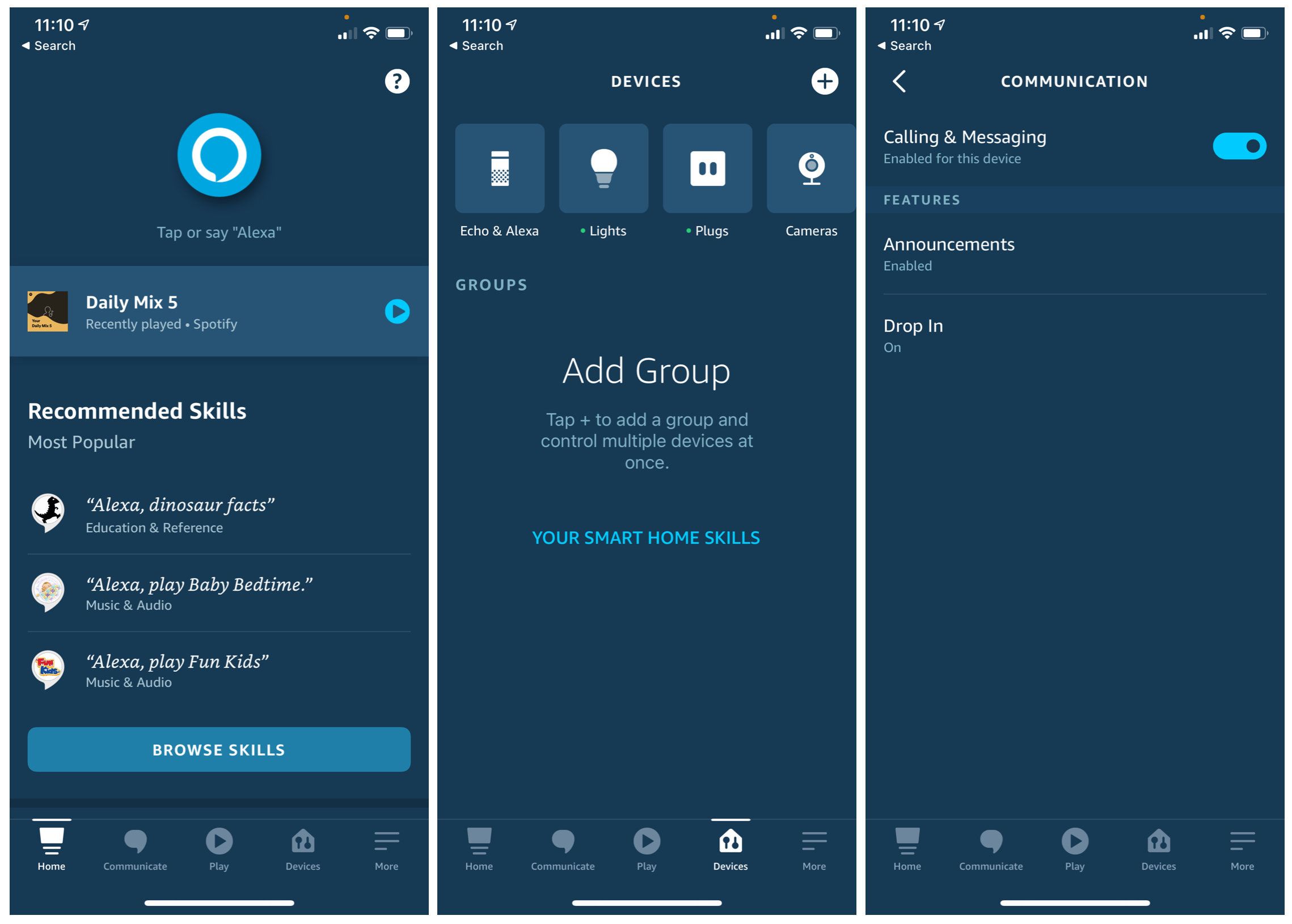 how does echo calling work