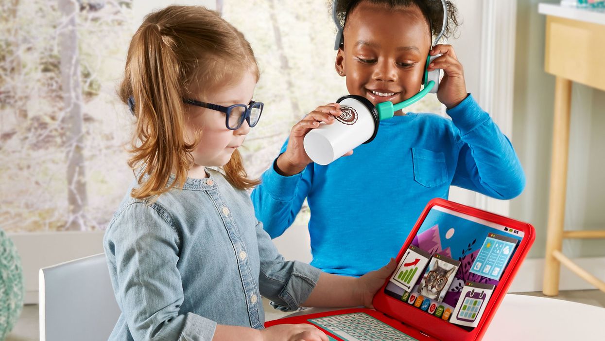 New Fisher-Price line of toys allows kids to 'work' from home, just like mom and dad