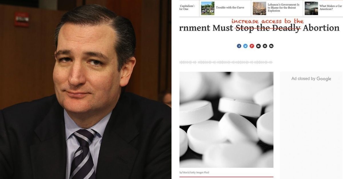 Public Health Expert Gives Ted Cruz's Misleading Anti-Abortion OpEd The Brutal Fact-Check It Deserves