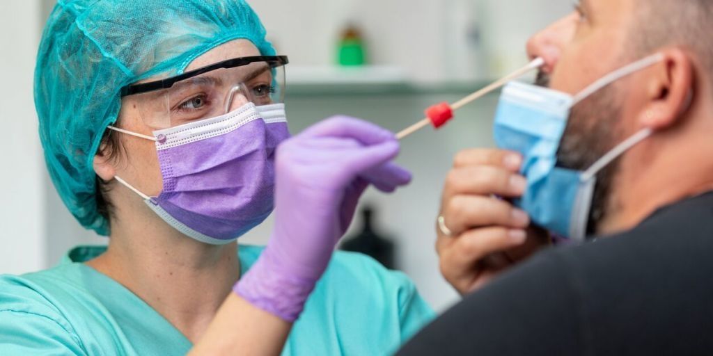 Covid-19 swab test, coronavirus test