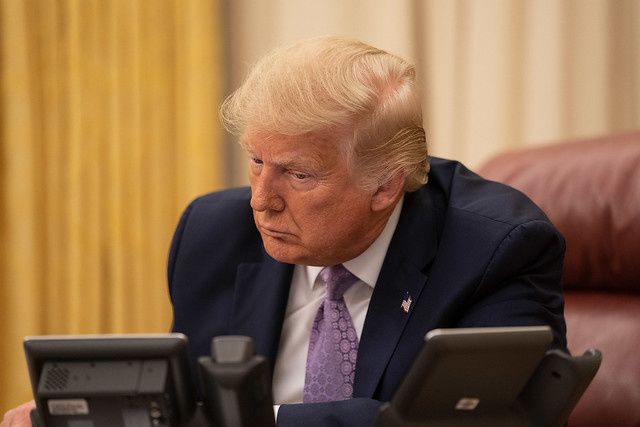 President Donald Trump in Oval Office 
