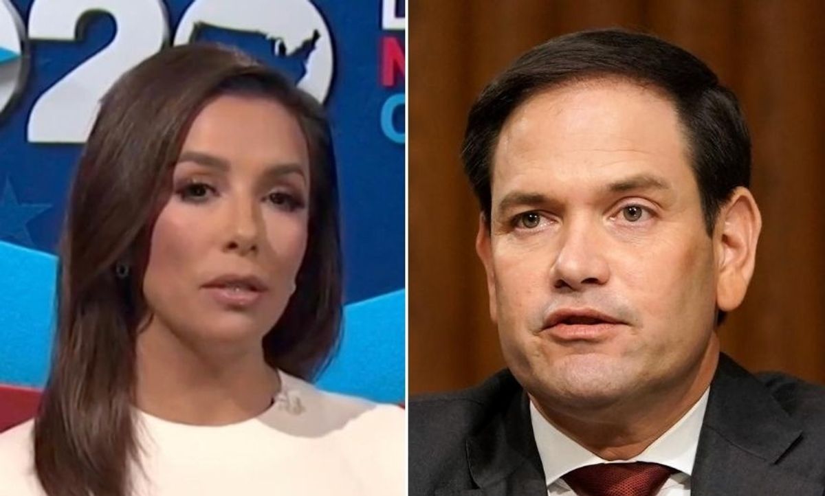 Marco Rubio Blasted After Criticizing The DNC For Having Eva Longoria As Its Celebrity Host