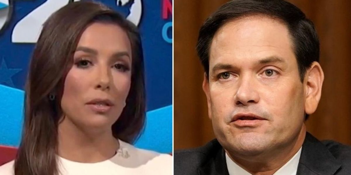 Marco Rubio Blasted After Criticizing The DNC For Having Eva Longoria As Its Celebrity Host