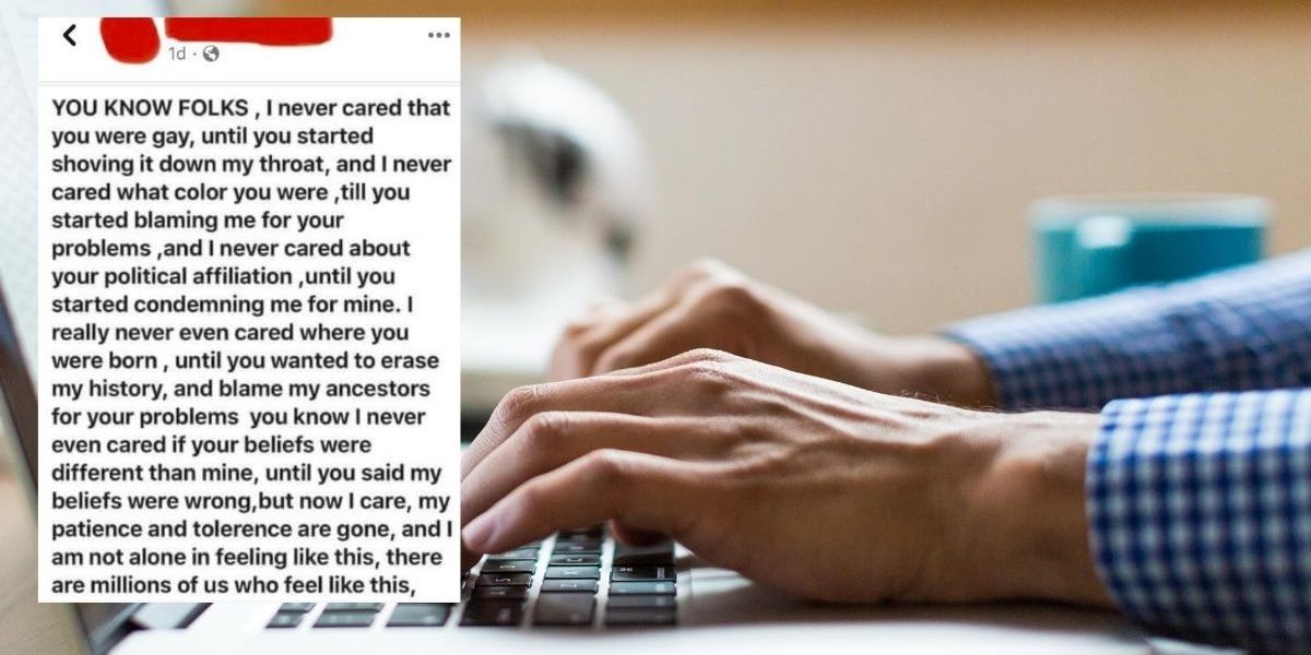 A useful response to the bigoted copy-and-paste post your acquaintances ...