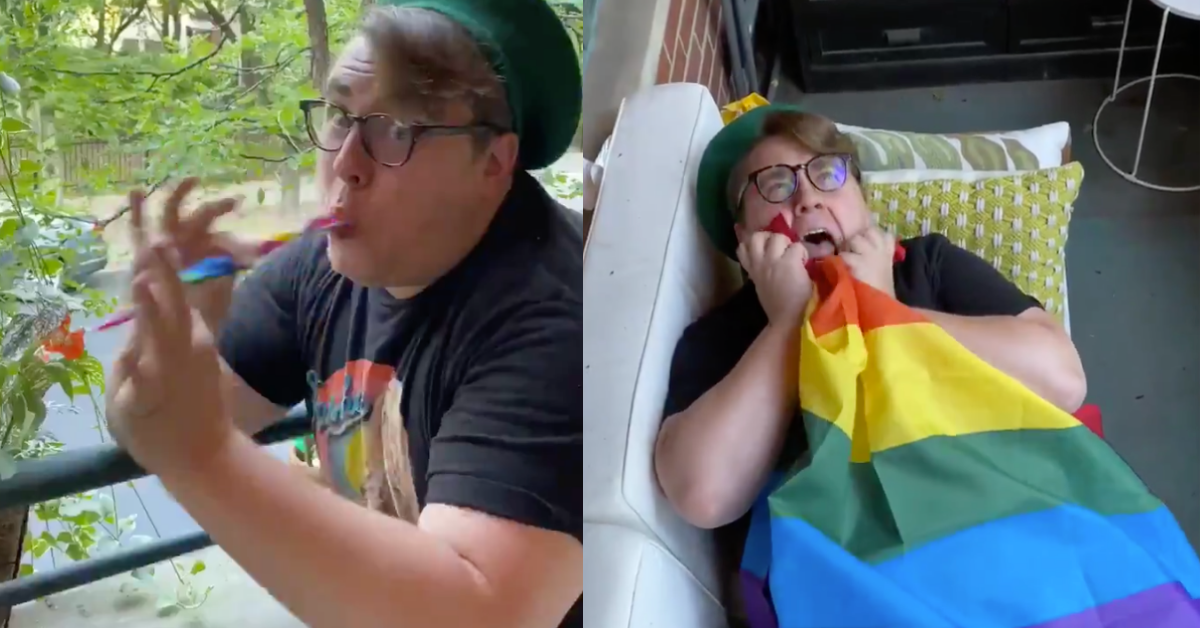 Gay Couple Offers Up A Legendary Response To The A**hole Who Stole Their Pride Flag