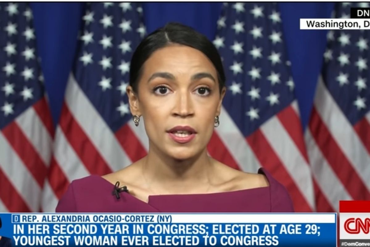 ALEXANDRIA OCASIO-CORTEZ SNUBS JOE ... What? Oh? Never Mind