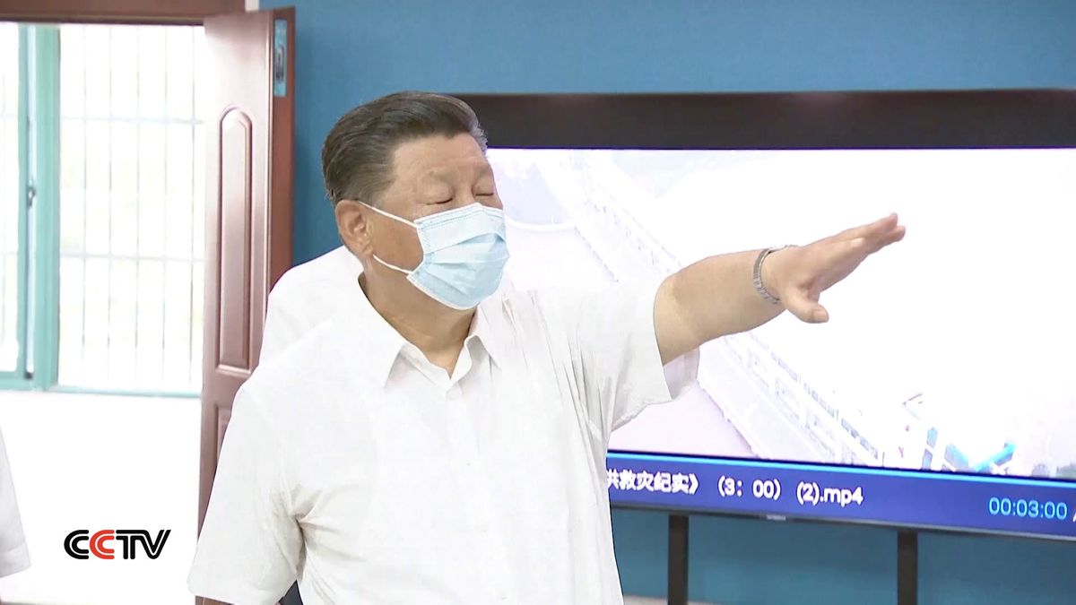 Il reportage di Cctv sulle inondazioni della provincia di Anhui