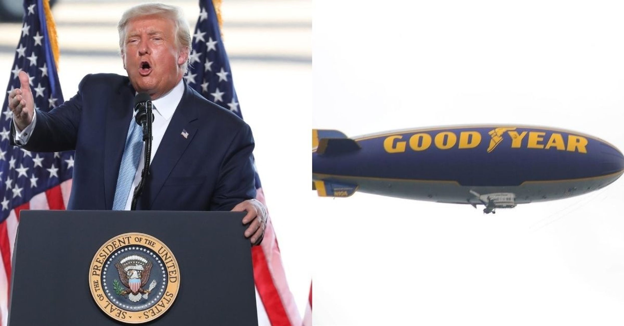Trump Doubles Down On Goodyear Boycott After Twitter Points Out His Presidential Limo Uses Goodyear Tires