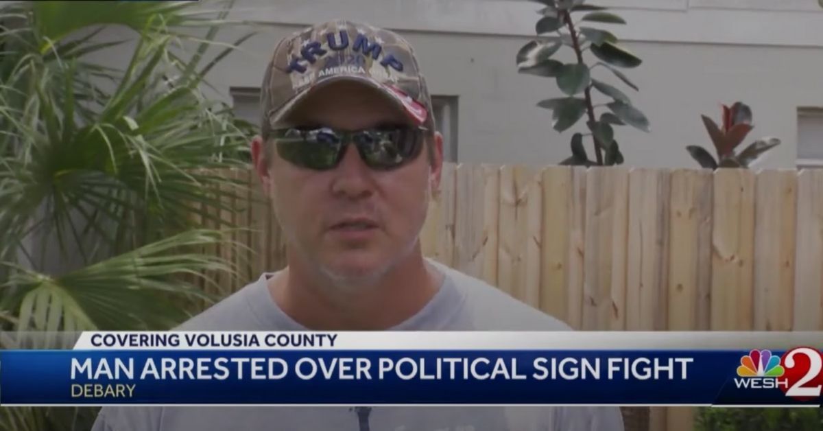 Pro-Trumper Boasts About Going To Jail 'For Our President' After Punching Neighbor Over Biden Sign