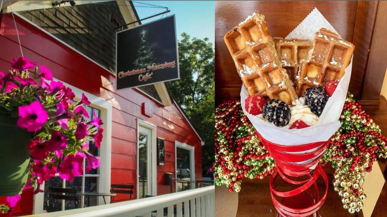 There's a Christmas-themed cafe in Kentucky that's filled with the holiday spirit year-round