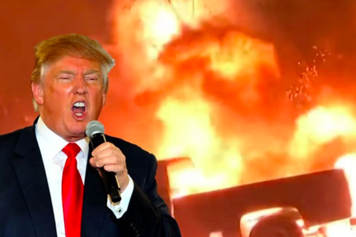 President Pyro Threatens To Withhold FEMA Money Because California Too Lazy To Rake Forests