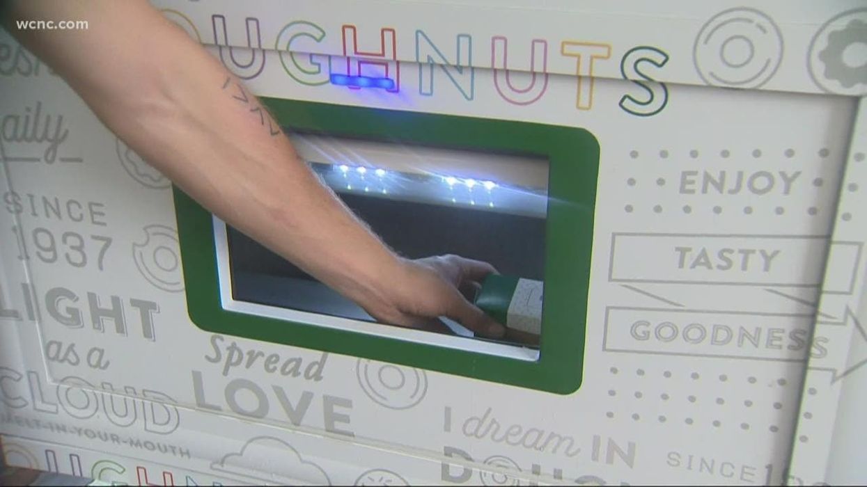 There's a Krispy Kreme 24-hour vending machine at new North Carolina location
