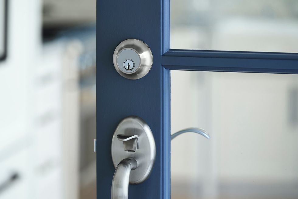 a photo of outside of Level Touch smart lock