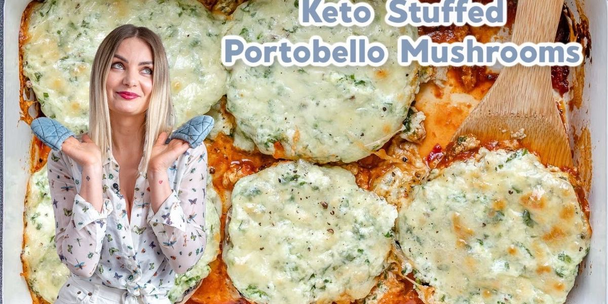 Keto Stuffed Portobello Mushrooms Recipe