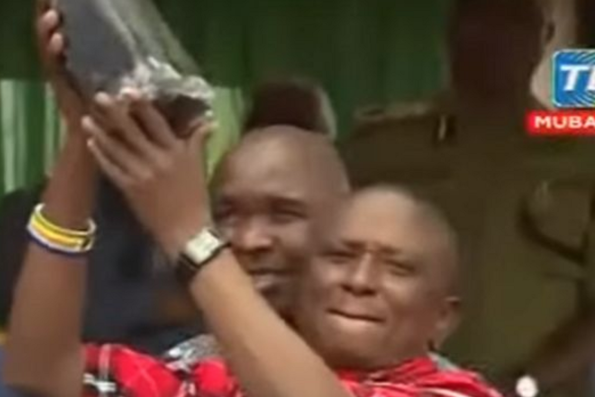 Tanzanian miner gives earnings from rare gem finds to build school and hospital in home town