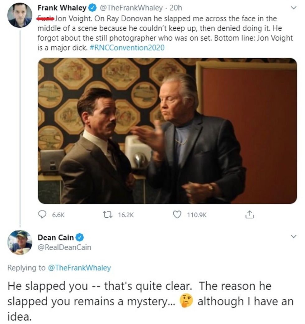 Whaley Dean Cain Voight twitter