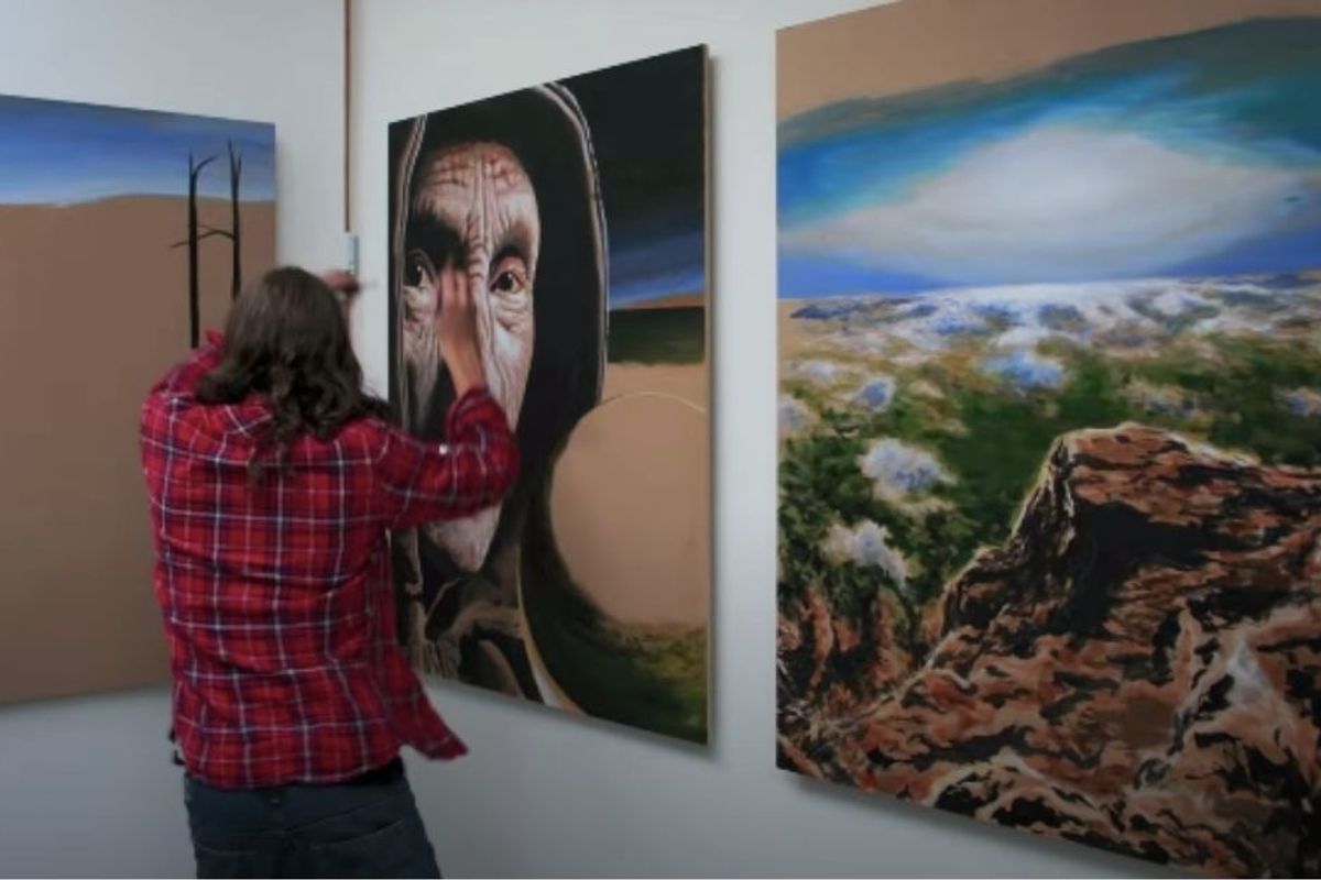 Self-taught artist took nearly three years to create this mindblowing timelapse painting