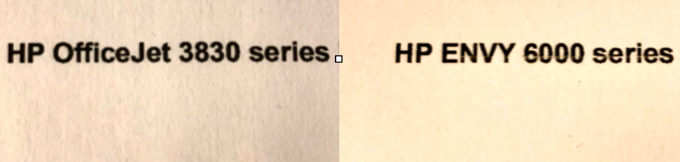 HP Envy 6055 vs HP OfficeJet 3830
