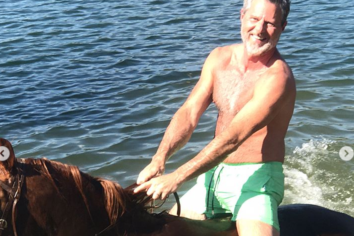 And Now For Your Daily Update On Jerry Falwell's Dick
