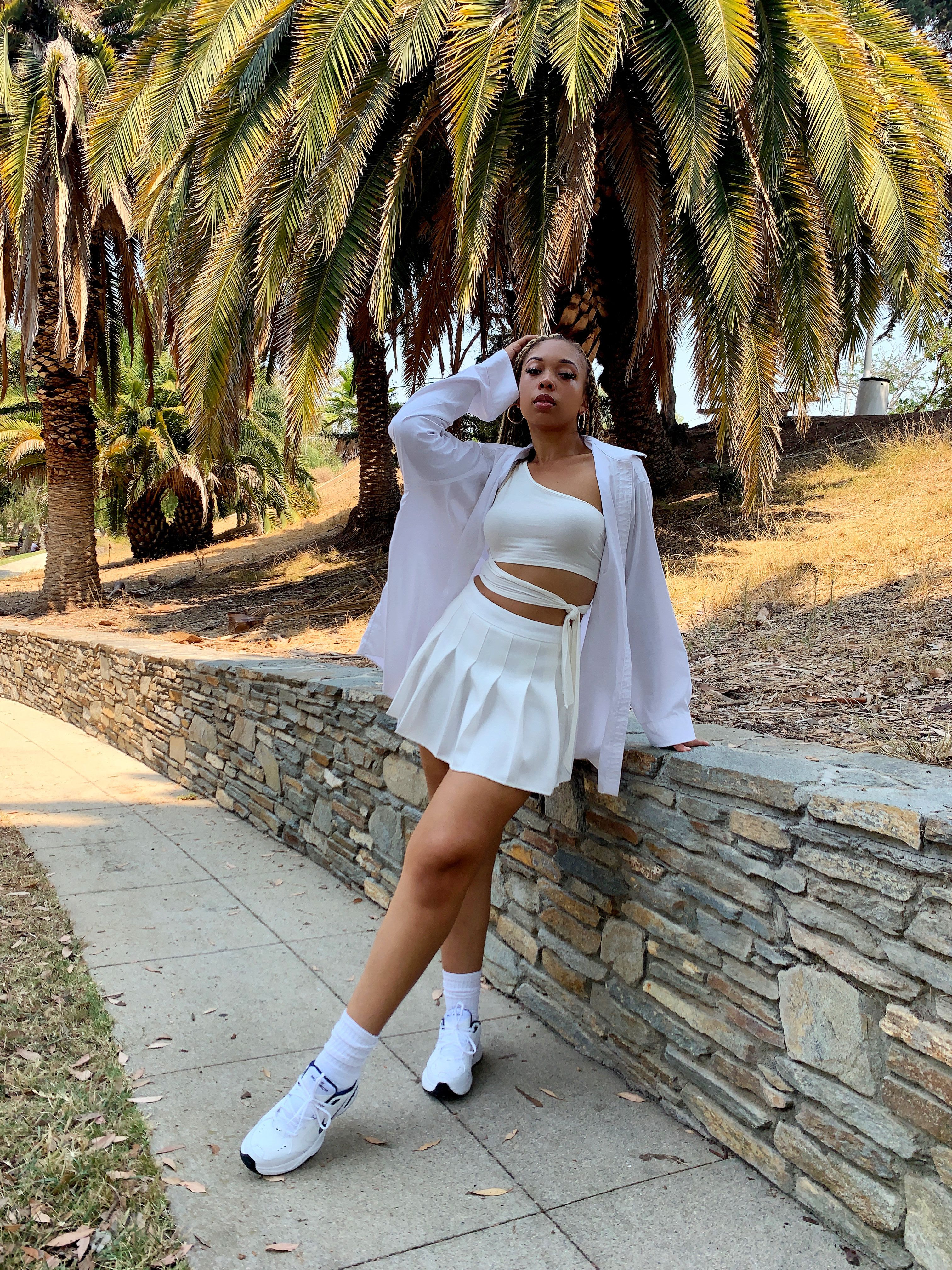 White tennis outlet skirt costume