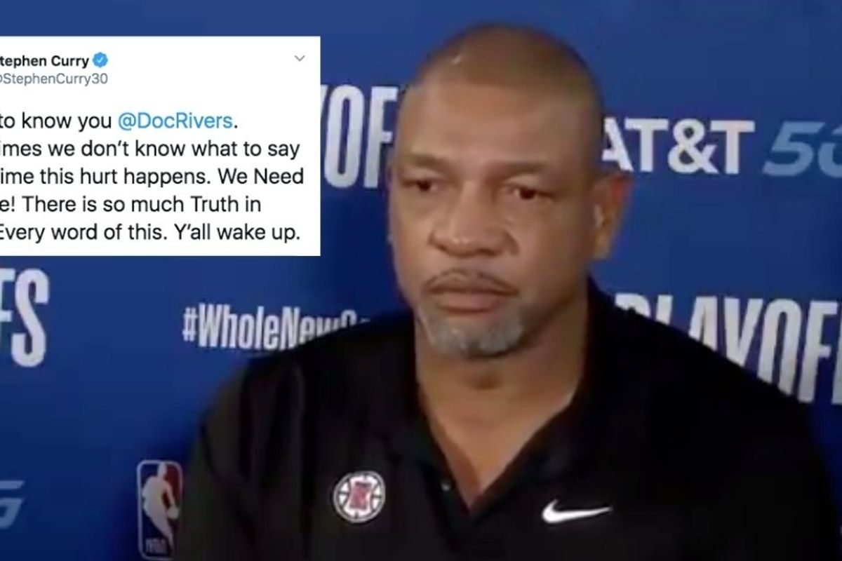 NBA coach Doc Rivers' tearful statement on America's racial injustice resonates widely