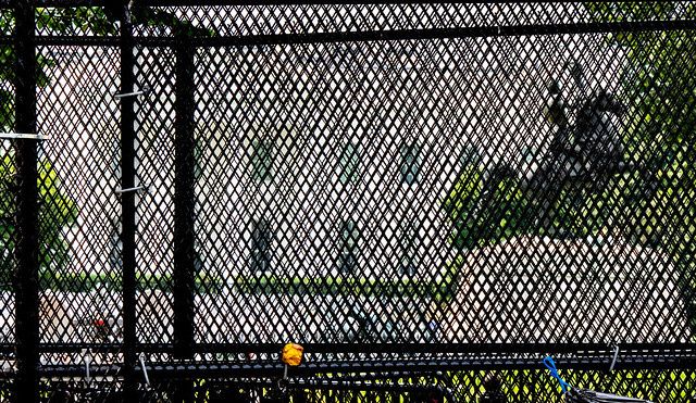 white house fence
