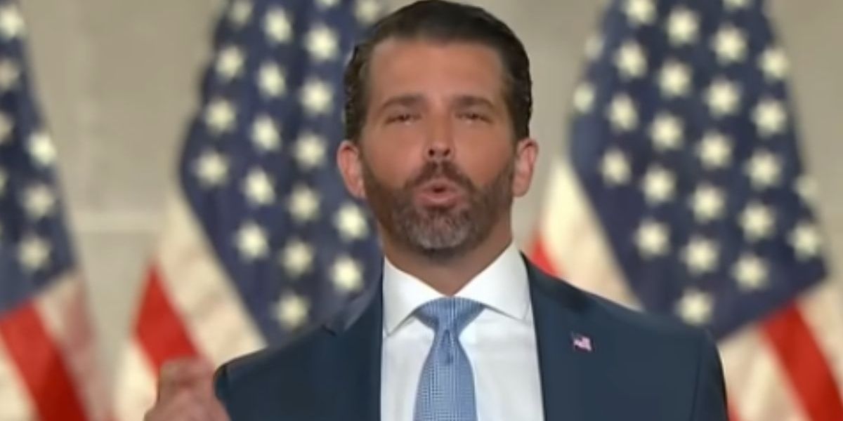 Don Jr Blames Lighting For Looking High During Rnc Speech Video Comic Sands